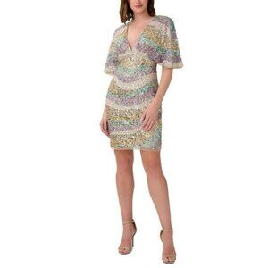 Aidan Mattox Blue Sequin Dress for Sale up to 90% Off: Poshmark